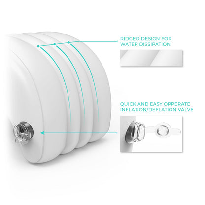 Head Rest Pillow | 2 Pack | White Head Rests Wave Spas