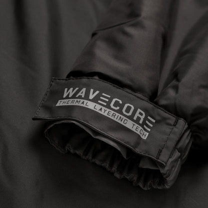Fleece-Lined Hot Tub Changing Robe | Waterproof & Windproof | Unisex | Black & Grey Robes Wave Spas