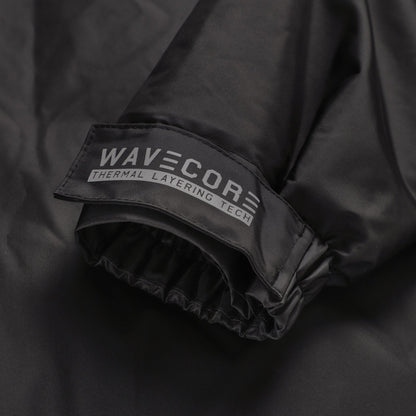 Fleece-Lined Hot Tub Changing Robe | Waterproof & Windproof | Unisex | Black & Pink Robes Wave Spas