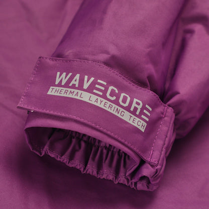 Fleece-Lined Hot Tub Changing Robe | Waterproof & Windproof | Unisex | Purple Robes Wave Spas