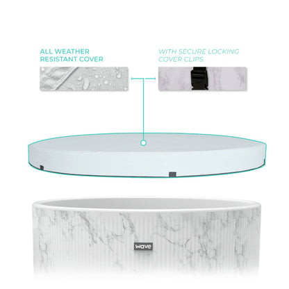 Cover | California | White Covers Wave Spas