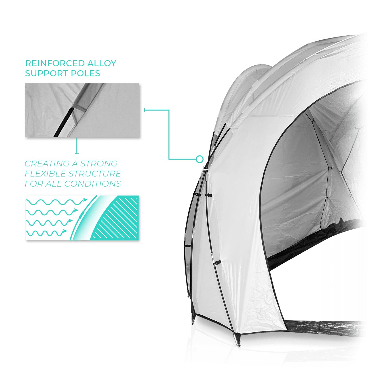 Wave Spa Dome Tent, Multi-Purpose Gazebo, Tent, Shelter - Wave Spas Inflatable, foam Hot Tubs