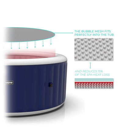 Energy-Saving Floating Eco Liner | 4-Person | Round Covers Wave Spas