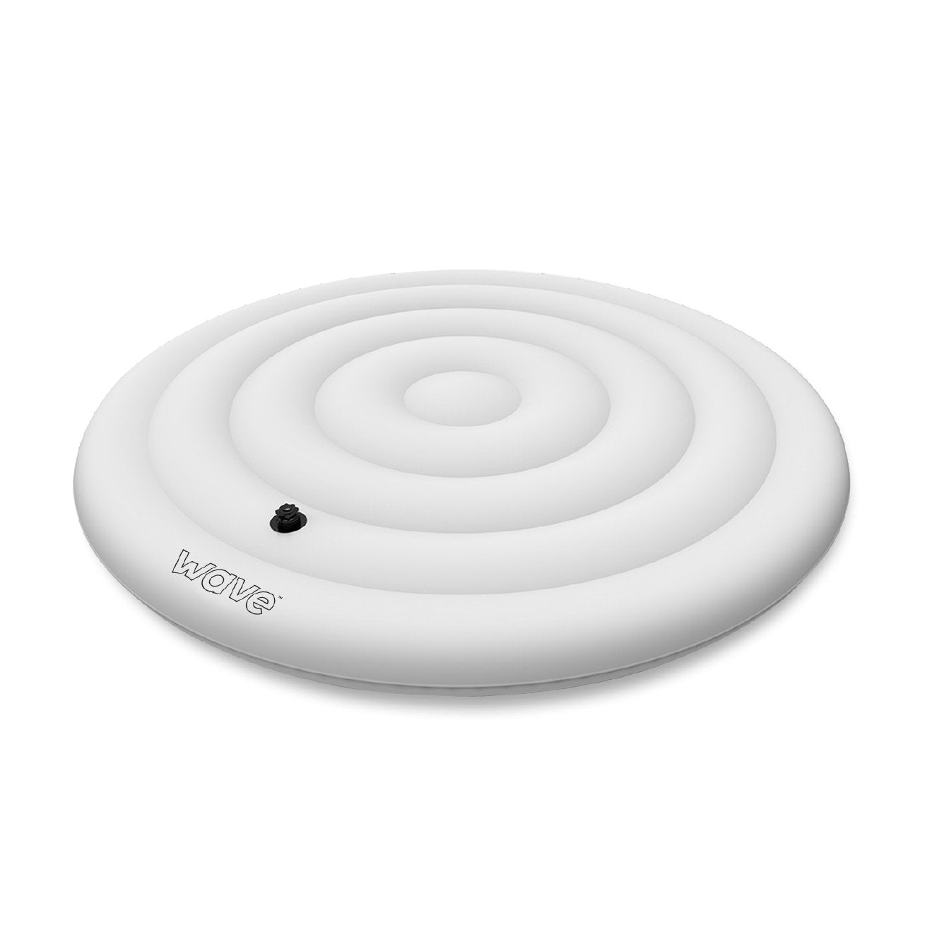 Wave Spa Round 6 Person Protective Thermal Efficient Inflatable Cover, White - Wave Spas Inflatable, foam Hot Tubs