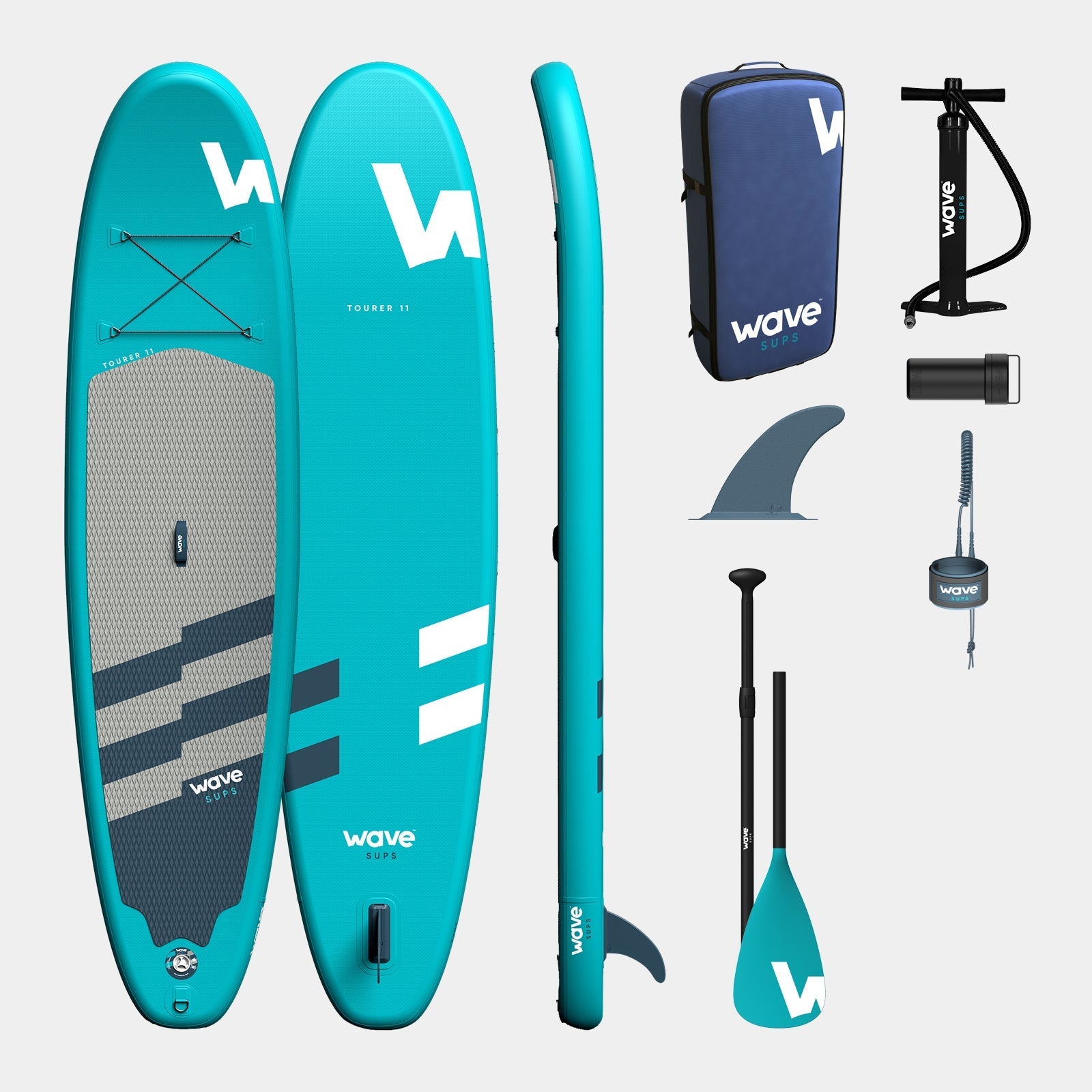 Wave Tourer SUP Package | Aqua Stand Up Inflatable Paddleboard 10ft/11ft - Wave Spas Inflatable, foam Hot Tubs