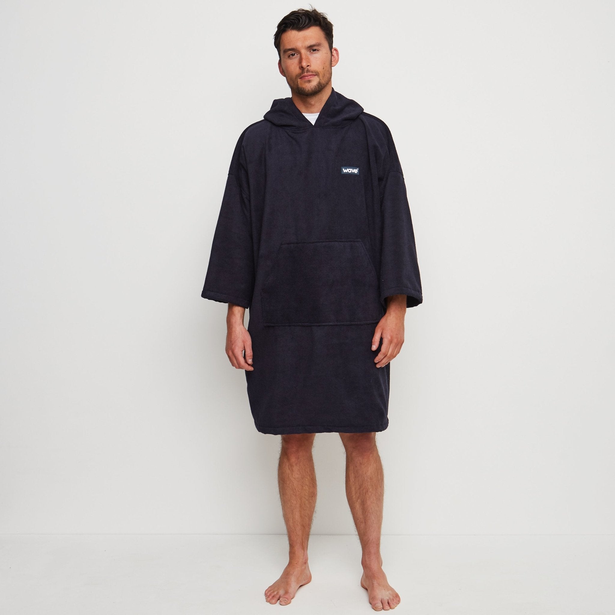Towel Robe | Navy - Wave Spas Inflatable, foam Hot Tubs